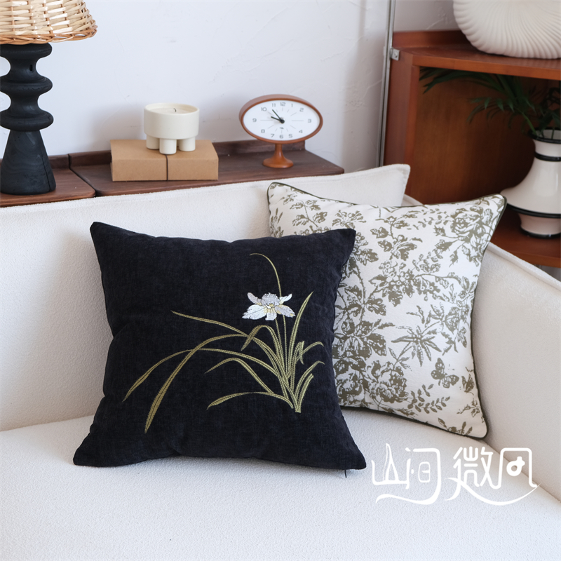 新中式抱枕轻法式中古风沙发靠垫