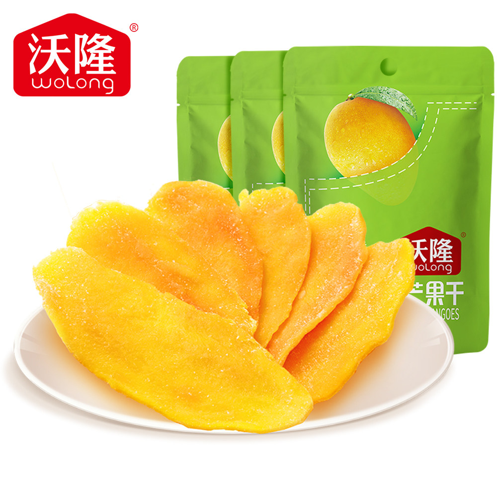 【沃隆】芒果干70g/袋口袋果干果脯休闲零食健康食品