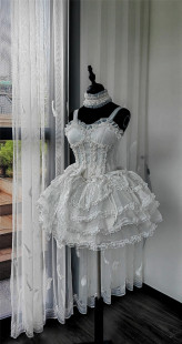 巧克猫原创-未命名-优雅新款芭蕾系列 lolita套装轻花嫁6.24意向j