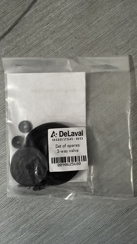利拉伐三通维修包906256-80牧场挤奶机三通阀膜片包