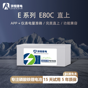 顶恒 MK2大容量磷酸铁锂电池E系电动摩托车锂电池 E80C