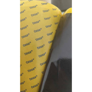 德莎51980黑色PET双面胶带0.08mm黑色pet胶带高粘性双面胶带