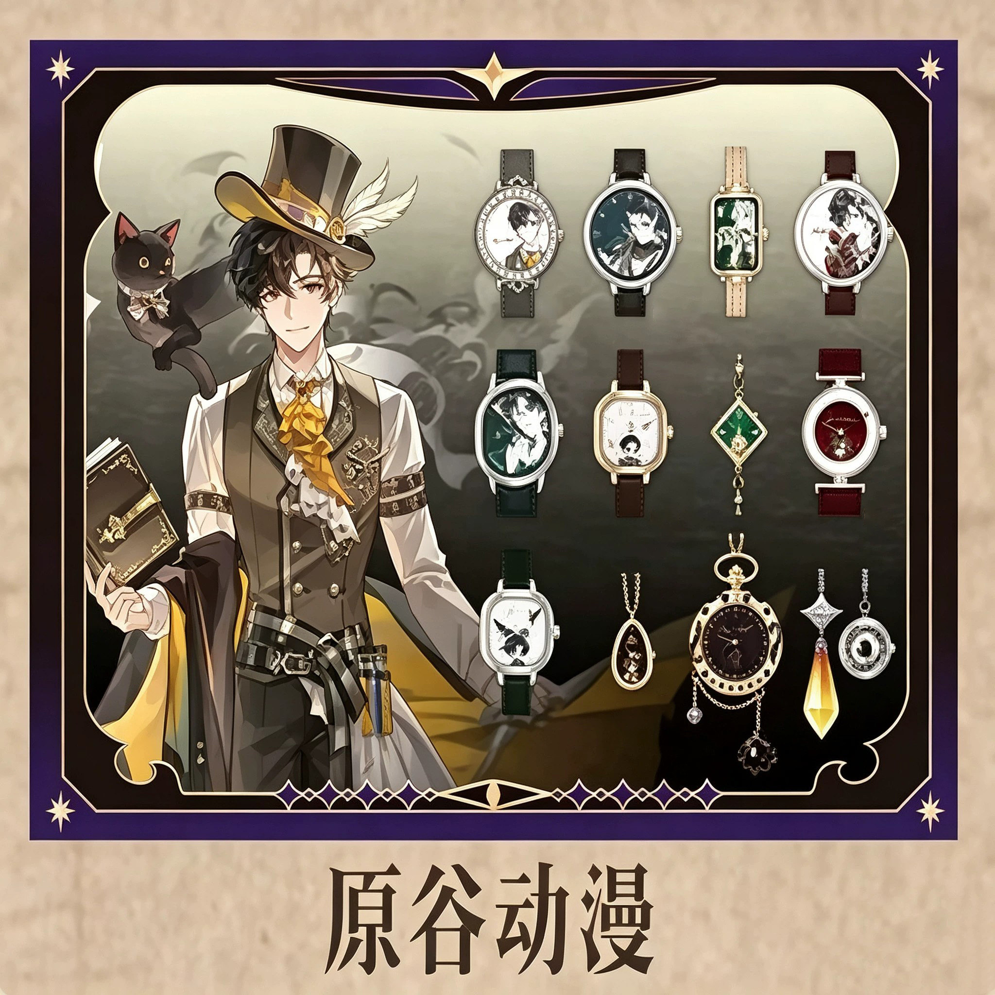 【正版】原谷动漫诡秘之主灰雾时潮玩盲盒
