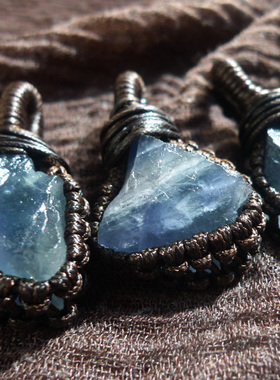 天然原石水晶手工编织