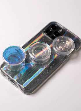 会闪光的镭射气泡手机壳iPhone12Pro苹果11mini滴胶MAX软保护套13