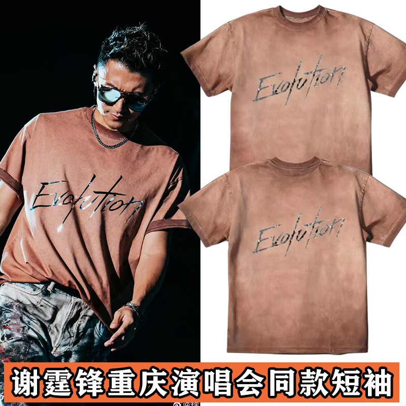 谢霆锋2025重庆演唱会短袖t恤