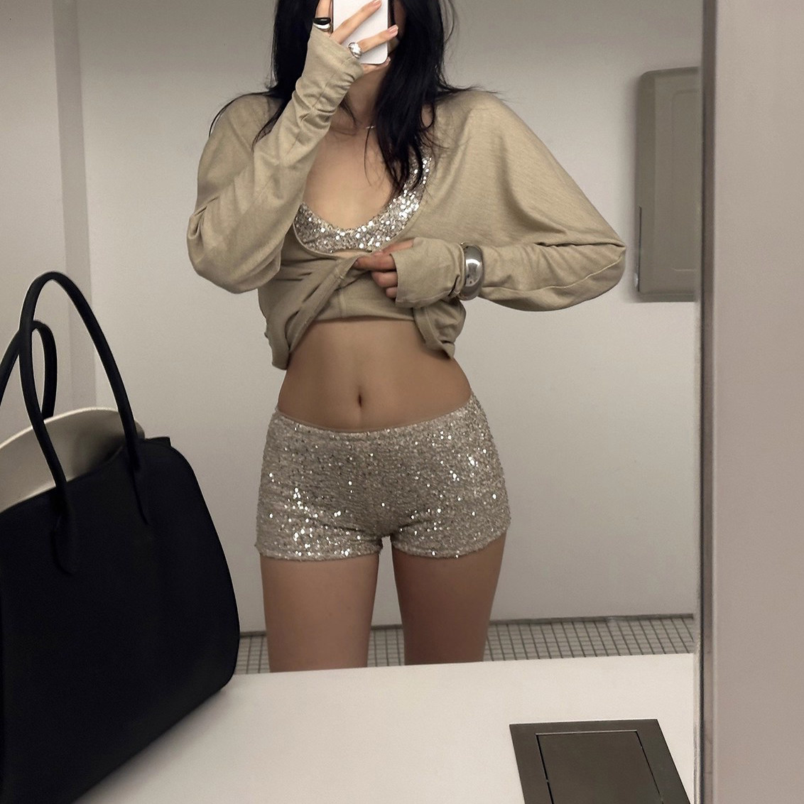 时尚套装女士纯欲夏季短裤低腰诱时尚套装