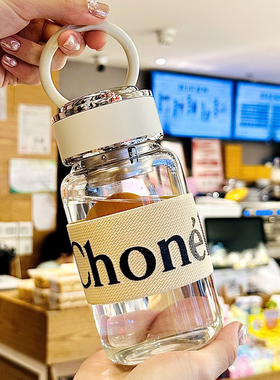 2025新款杯子女高颜值高硼硅玻璃杯茶水分离泡茶杯轻奢便携水杯子