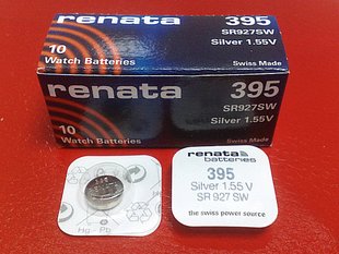 RENATA瑞士927 氧化银手表纽扣电池 395 SR927SW AG7 195