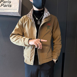 网红外套男潮牌高级感玫瑰花刺绣社会小伙夹克B323-JK02-P88，男装夹克，星座301C（原B323）