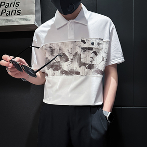 短袖男款polo衫2025夏季新款高级感社会小伙店主风B323-PL18-P55图片