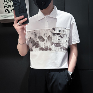 短袖男款polo衫2025夏季新款高级感社会小伙店主风B323-PL18-P55图片