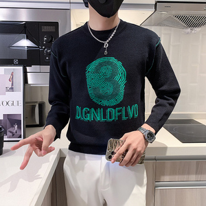 两面穿毛衣男潮牌高级感超好看圆领加厚秋款款流行 两色 M21-P78图片