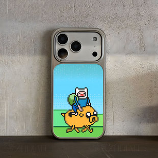 芬恩骑老皮手机壳大孔电镀黑框碳纤纹二合一磁吸适用苹果17promax华为PURA80ULTRA小米17PROMAX小米15PRO