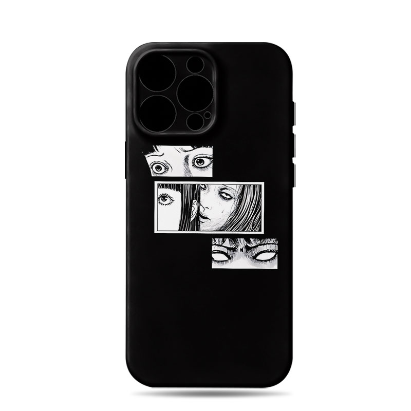 富江恐怖漫画磨砂磁吸手机壳大孔亮面硬壳适用苹果iphone18promax华为PURAXVIEW华为P50PRO小米14ULTRA