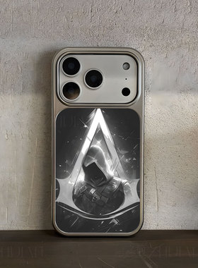 刺客信条刺客手机壳大孔电镀黑框碳纤纹二合一磁吸适用苹果17promax华为PURA70PROPLUS小米17PROMAX小米15PRO