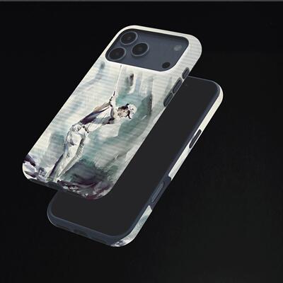 高尔夫水彩画硬壳磨砂磁吸手机壳适用苹果iphone17promax华为小米14pro三星S25PLUSFINDX8至尊P80ULTRA