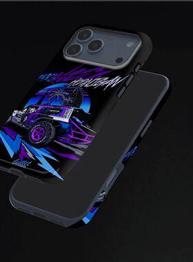 福特烈马赛车硬壳磨砂磁吸手机壳适用苹果iphone17promax华为VIVOX300PRO荣耀500proMATE80PROMAX荣耀MAGIC8P