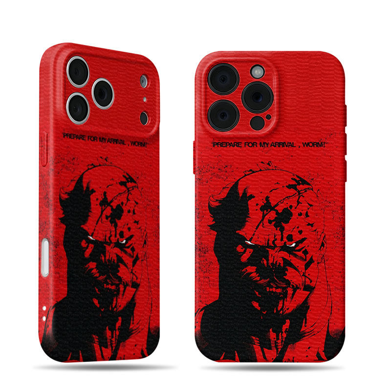 漫威红黑反派磨砂磁吸手机壳大孔亮面硬壳适用苹果iphone18promax华为PURAXVIEW1加15T红米K60至尊版