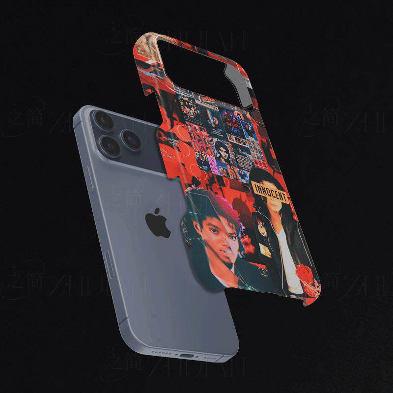 杰克逊拼贴磨砂磁吸手机壳大孔亮面硬壳适用苹果iphone18promax华为PURAXVIEW1加ACE5至尊版小米15PRO