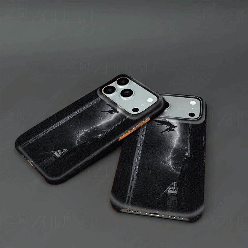 蝙蝠侠闪电飞磨砂磁吸手机壳大孔亮面硬壳适用苹果iphone18promax华为PURAXVIEW红米TURBO4PRO华为NOVA14PRO