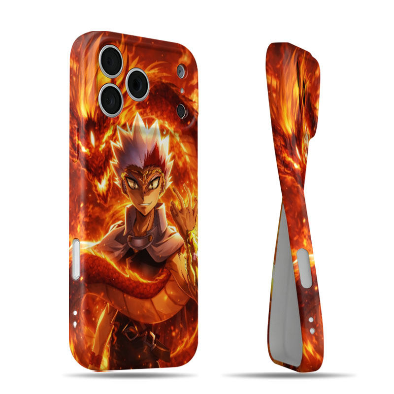 炎龙银发少年磨砂磁吸手机壳大孔亮面硬壳适用苹果iphone18promax华为PURAXVIEWIQOO11PRO荣耀90GT