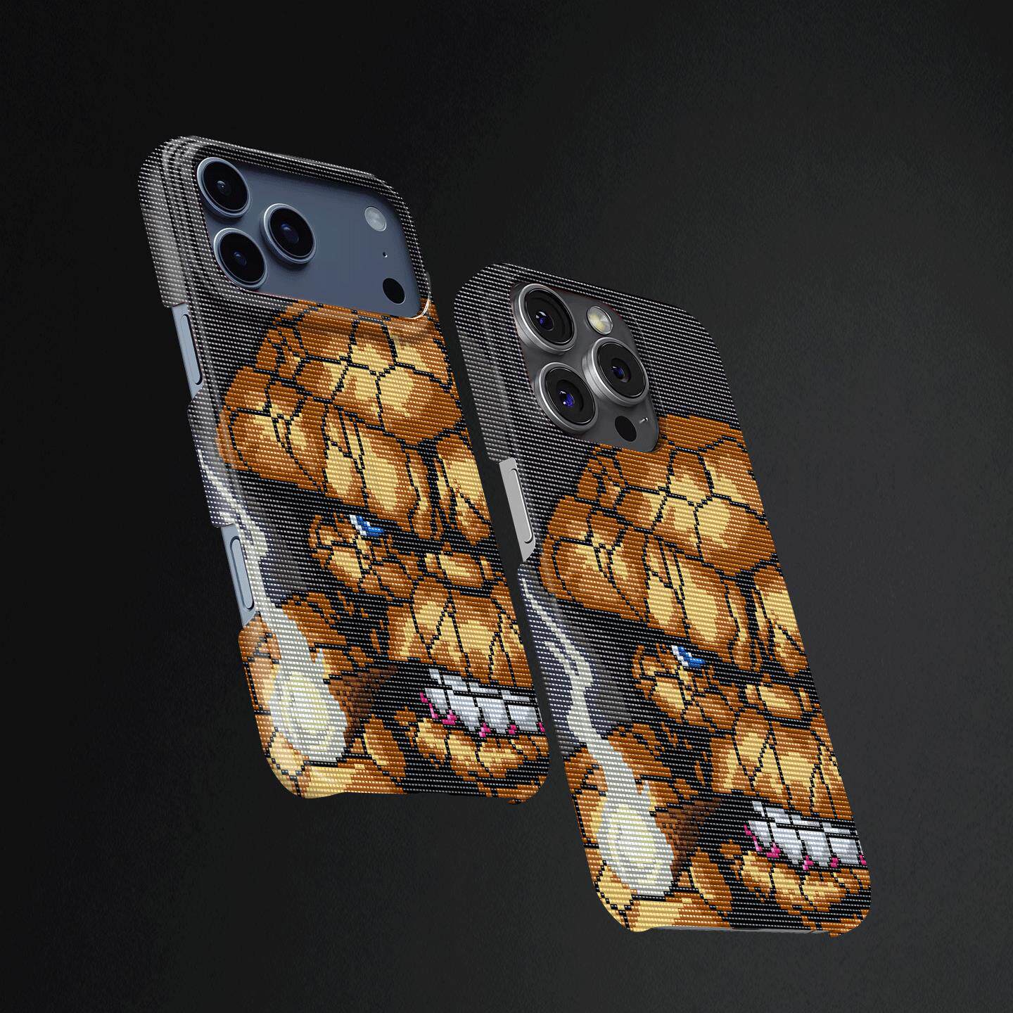 石头人钻石画硬壳磨砂磁吸手机壳适用苹果iphone17promax华为荣耀MAGIC8PRO荣耀500pro荣耀MAGIC7PRO小米14pr