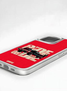 红底黑车男人手机壳大孔电镀黑框碳纤纹二合一磁吸适用苹果17promax华为PURA70ULTRAPURA80PROPLUS小米17PROM