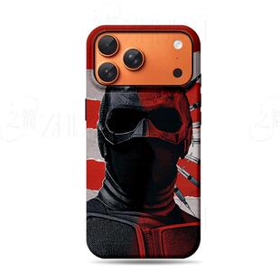 死侍针管磨砂磁吸手机壳大孔亮面硬壳适用苹果iphone18promax华为PURAXVIEW小米17PROMAXOPPORE2PRO