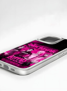 BLACKPINK四人手机壳大孔电镀黑框碳纤纹二合一磁吸适用苹果17promax华为PURA70PROPLUS小米15PROPURA80ULTRA