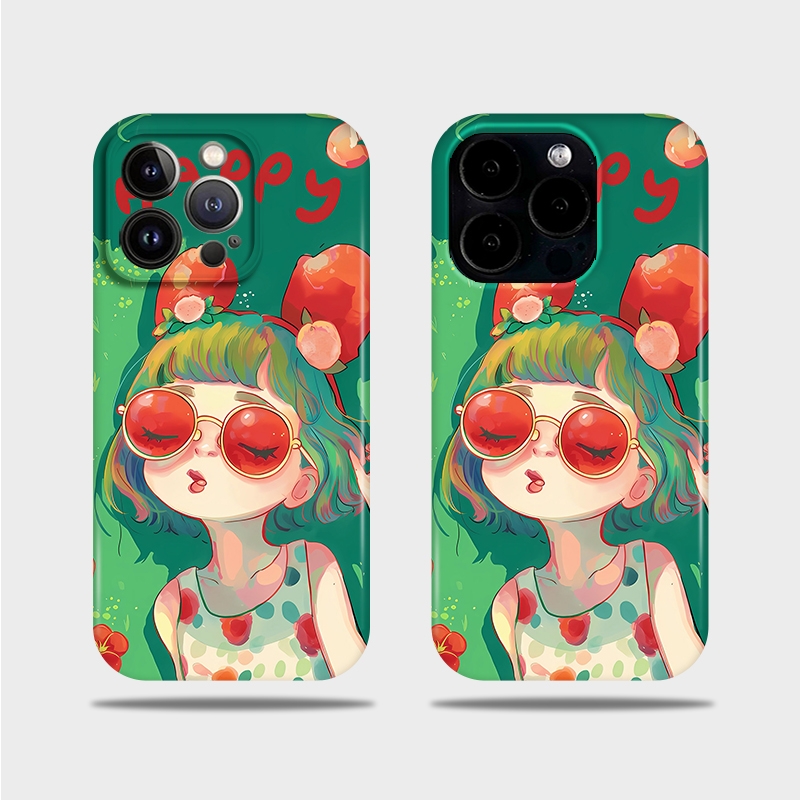 eqocronyn适用苹果华为荣耀vivooppo小米iphone14promax菲林硬亮面简约创意个性小众全包半包手机壳保护套