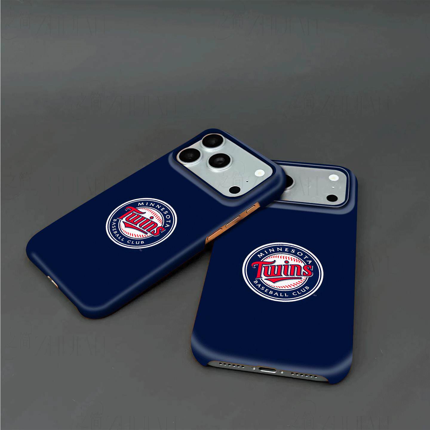 双城棒球队徽硬壳磨砂磁吸手机壳适用苹果iphone17promax华为三星S25PLUS小米15PROP70ULTRA荣耀400PRO