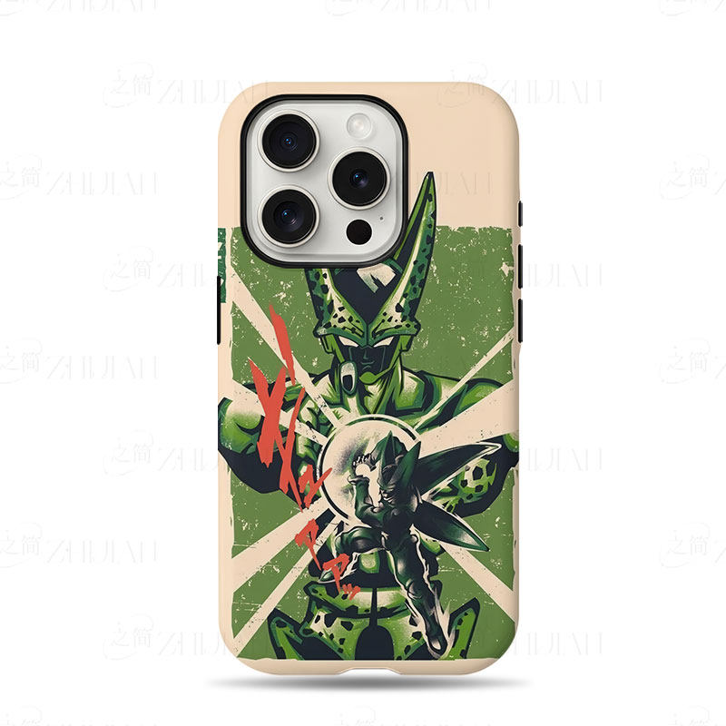 龙珠沙鲁插画磨砂磁吸手机壳大孔亮面硬壳适用苹果iphone18promax华为PURAXVIEWVIVOX200PROMINI红米K90MAX