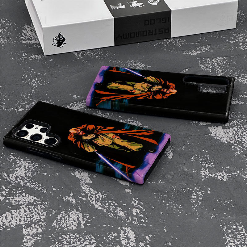 欧比旺持光剑磨砂磁吸手机壳大孔亮面硬壳适用苹果iphone18promax华为PURAXVIEW小米12PRO1加TURBO6