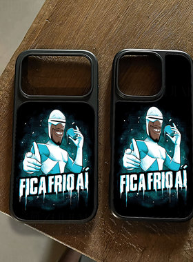 冰人竖拇指手机壳大孔电镀黑框碳纤维二合一玻璃适用苹果17promax华为PURA80PROPLUS小米15PROPURA70ULTRA