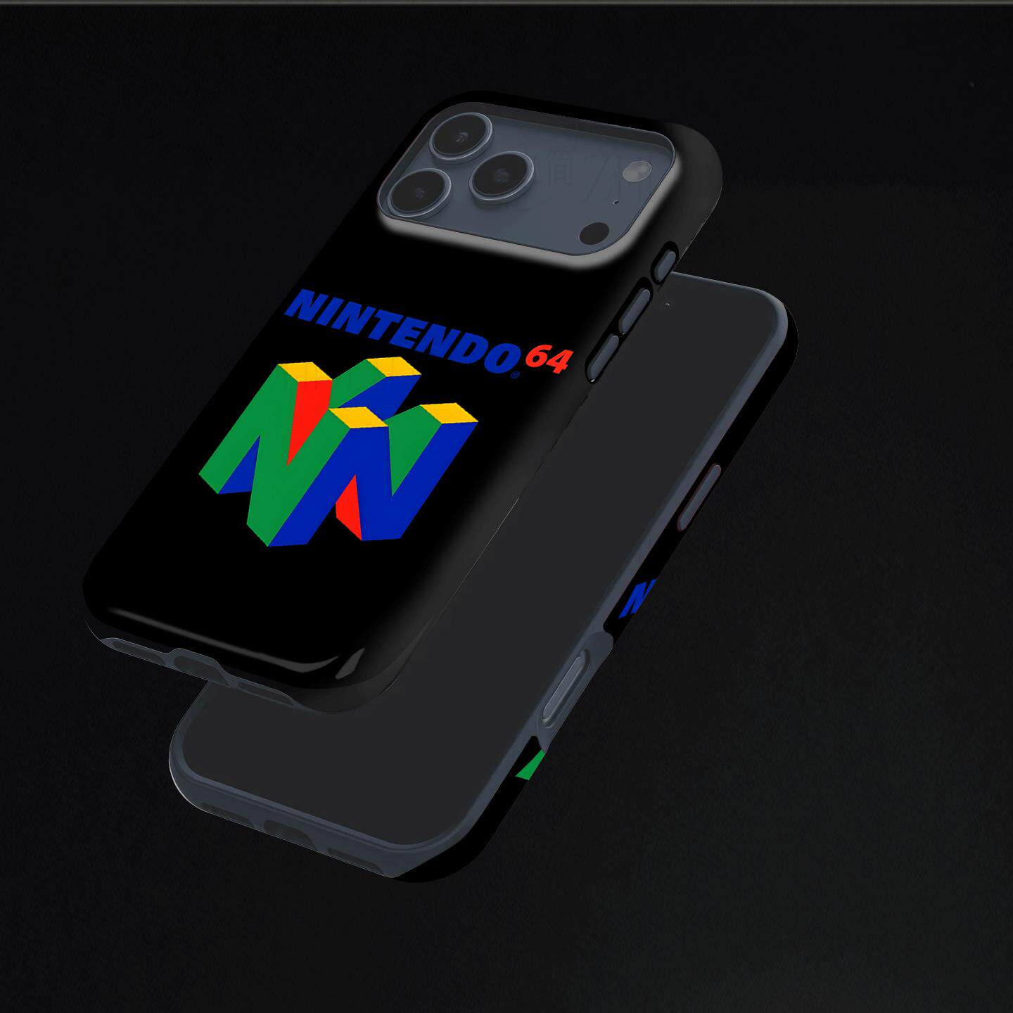 任天堂N64标志硬壳磨砂磁吸手机壳适用苹果iphone17promax华为三星S25PLUSMATE80PROMAX荣耀MAGIC7PRO三星S25