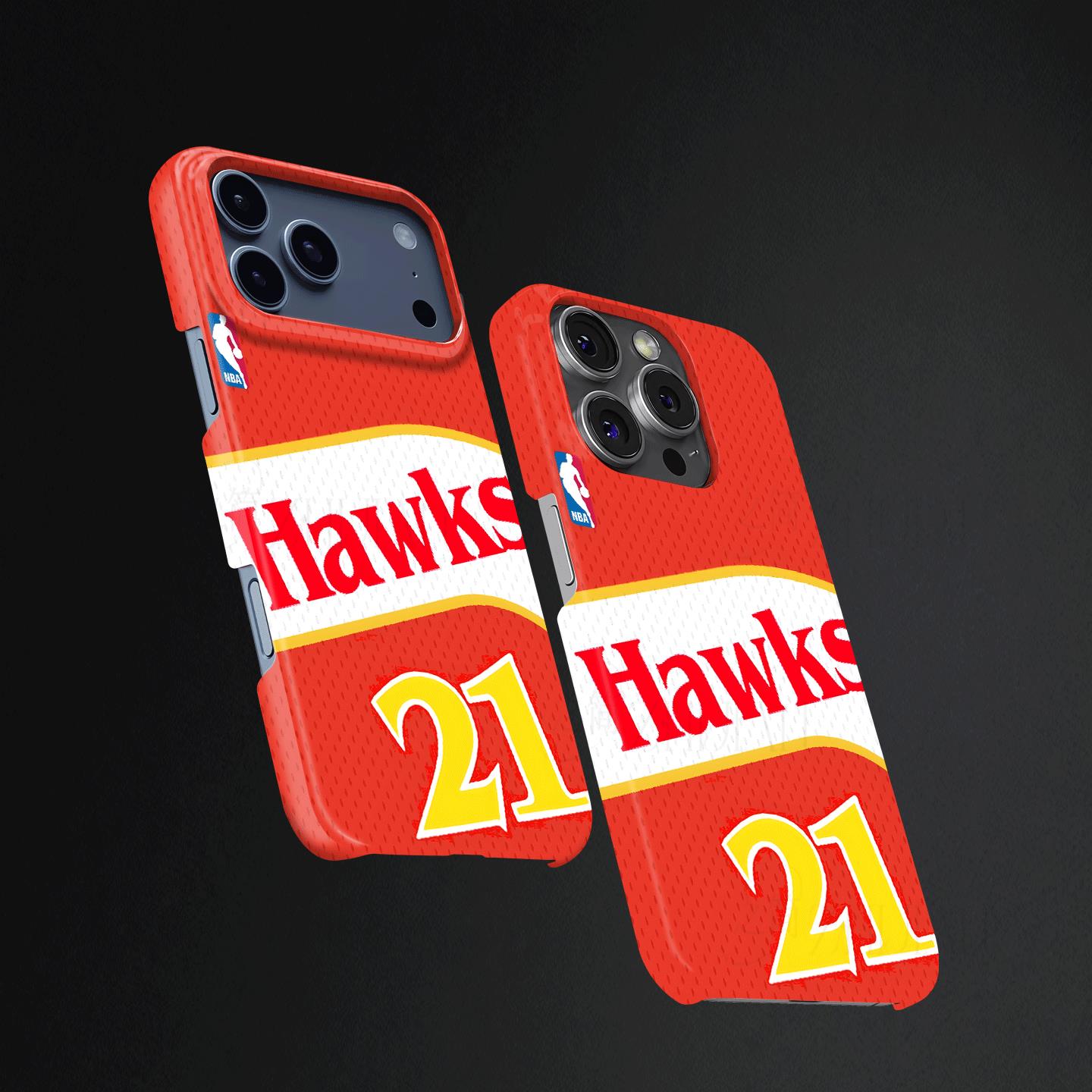 老鹰21号球衣硬壳磨砂磁吸手机壳适用苹果iphone17promax华为P60proFINDX8PROVIVOX200至尊MATE60PRO
