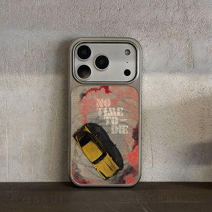 黄车烟雾007手机壳大孔电镀黑框碳纤纹二合一磁吸适用苹果17promax华为PURA70ULTRAMATE70PROPLUSMATE60PROPL