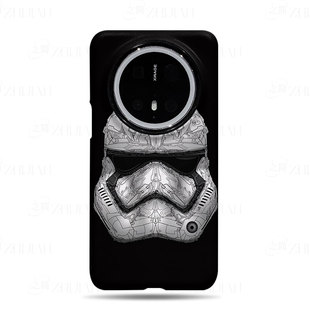 星战白兵头盔磨砂磁吸手机壳大孔亮面硬壳适用苹果iphone18promax华为PURAXVIEW华为畅享90PLUS荣耀POWER2
