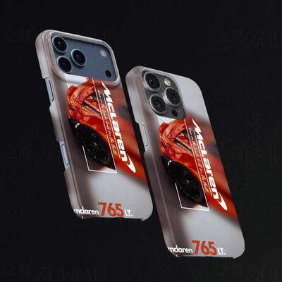 迈凯伦765磨砂磁吸手机壳大孔亮面硬壳适用苹果iphone18promax华为PURAXVIEW华为PURA80PROPROMAX14/15/16