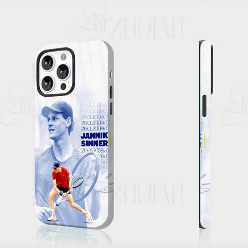 辛纳网球磨砂磁吸手机壳大孔亮面硬壳适用苹果iphone18promax华为PURAXVIEW荣耀MAGIC7PROIQOO12PRO