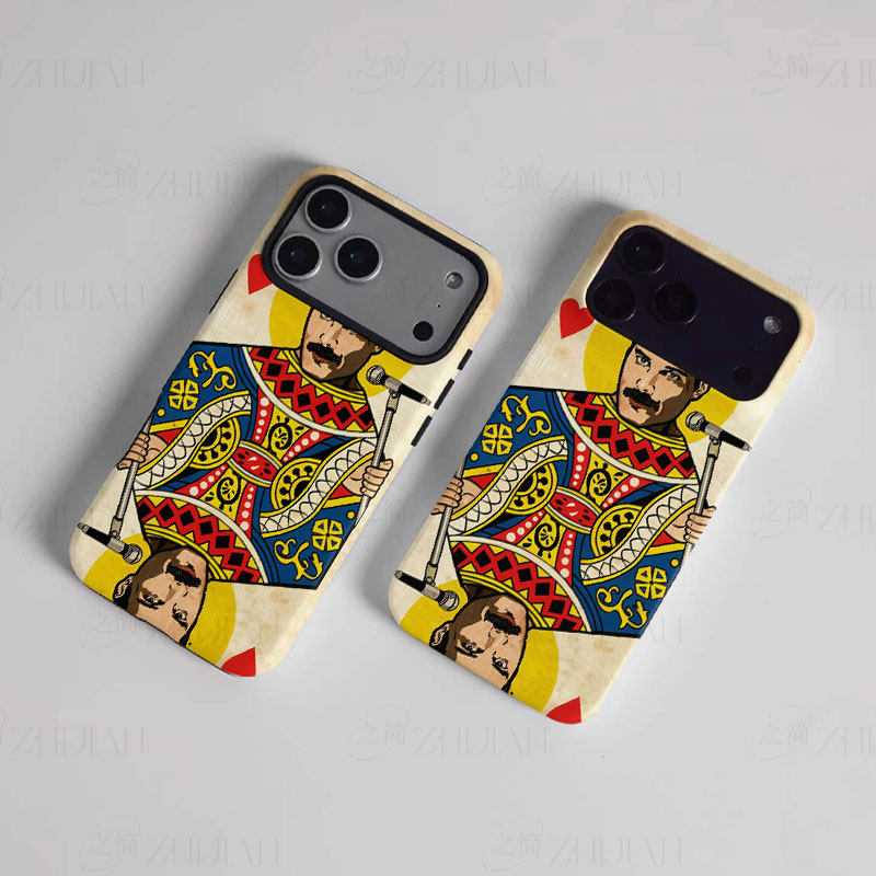 红桃Q弗莱迪磨砂磁吸手机壳大孔亮面硬壳适用苹果iphone18promax华为PURAXVIEW华为NOVA8SE荣耀100PRO