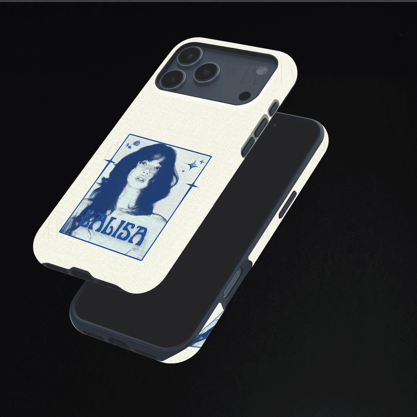 LISA蓝色肖像硬壳磨砂磁吸手机壳适用苹果iphone17promax华为小米17PROMAXFINDX8至尊三星S25ULTRAMATE80PROM