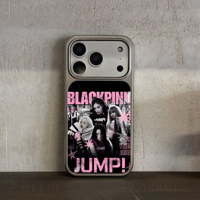 粉墨JUMP海报手机壳大孔电镀黑框碳纤纹二合一磁吸适用苹果17promax华为PURA80PROPLUSMATE70PROPLUSPURA80UL