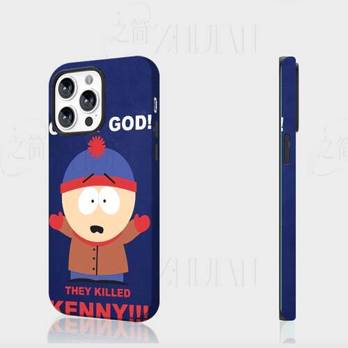 南方公园肯尼磨砂磁吸手机壳大孔亮面硬壳适用苹果iphone18promax华为PURAXVIEWOPPOFINDX8PRO华为NOVA8SE