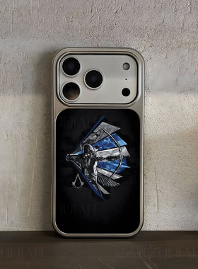 刺客弓箭手手机壳大孔电镀黑框碳纤纹二合一磁吸适用苹果17promax华为PURA80ULTRAPURA70PROPLUS小米17PROMAX