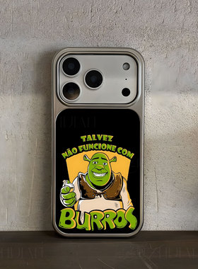 史莱克持瓶手机壳大孔电镀黑框碳纤纹二合一磁吸适用苹果17promax华为小米14PROPURA80PROPLUSPURA70PROPLUS