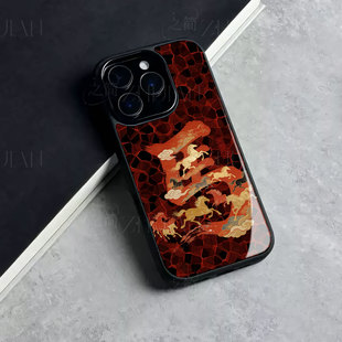 苹果17promax马到成功uu玻璃手机壳马年新年祝福有钱适用苹果华为VIVOS50PROMINI三星S25ULTRA小米CIVI5PRONO