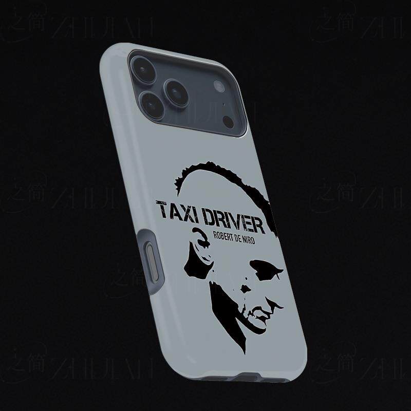 德尼罗出租车磨砂磁吸手机壳大孔亮面硬壳适用苹果iphone18promax华为PURAXVIEW红米K90PROMAXOPPOFINDX7ULTR