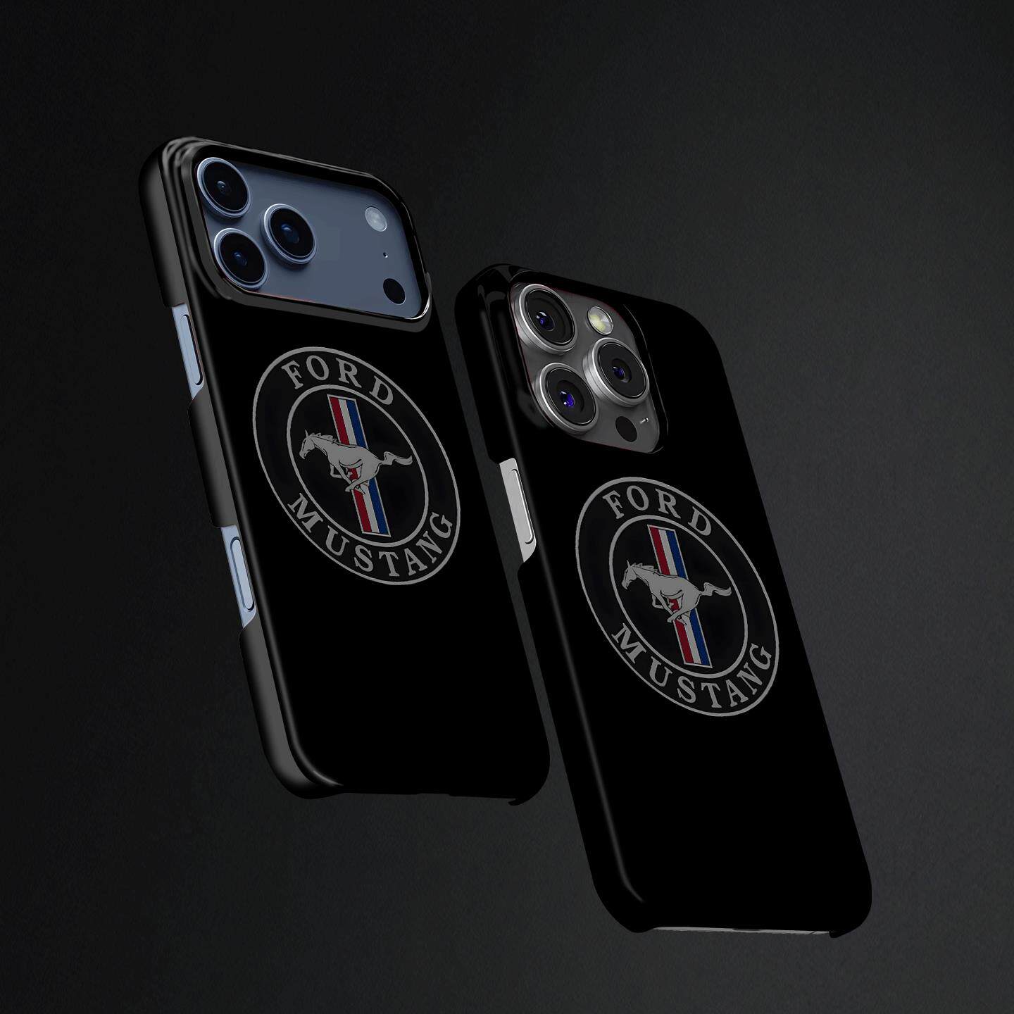 福特野马车标硬壳磨砂磁吸手机壳适用苹果iphone17promax华为P70PRO小米15PROMATE70PRO+MATE60PRO